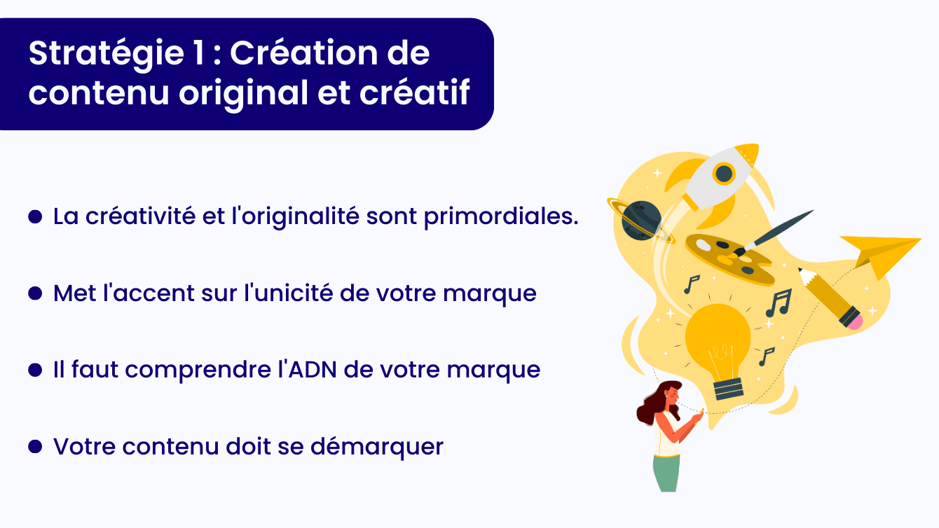 création de contenu original et créatif sur TikTok