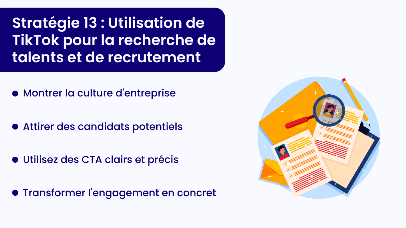 Utiliser TikTok pour rechercher des talents et recruter